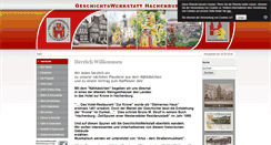 Desktop Screenshot of geschichtswerkstatt-hachenburg.de